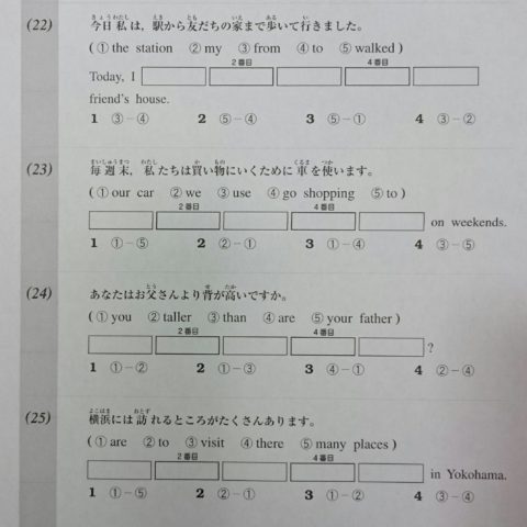 不定詞（to＋動詞）　英検4級