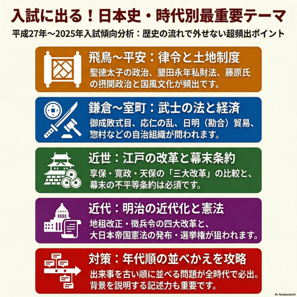 北辰テスト第1回歴史 クマガイ塾